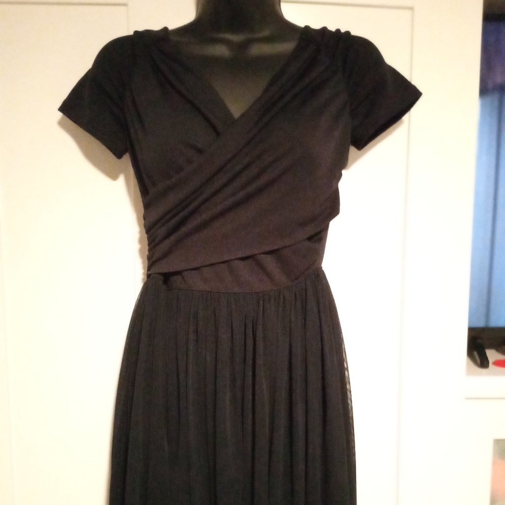 ๐ 2/$10 Zara Navy Blue Dress - Picture 3 of 4